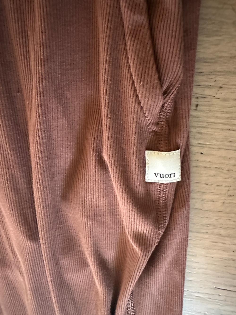 Vuori Wide-Leg Jumpsuit in Rust - Picture 2 of 5